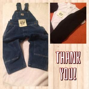 RESERVED Overalls and black pants bundle