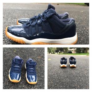 Air Jordan 11 Low Top Navy Blue An White
