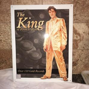 Vintage "king Of Rock & Roll" Poster Ad