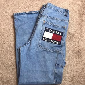Vtg Timmy Hilfiger Jeans Big Patch