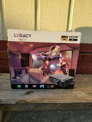 Projector, 72"inch screen, Rockford Amp