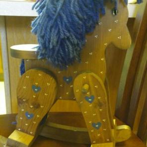 Vintage Handcrafted Rocking Horse