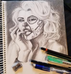 Sugar Skull Marilyn Monroe