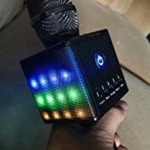 Wireless Microphone W/ Handheld LED Spkr