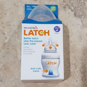 Munchkin Latch baby bottle 4oz anticolic