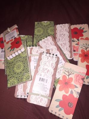 16 Mini note books and notepads