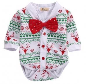 Ugly Christmas Sweater Romper Baby