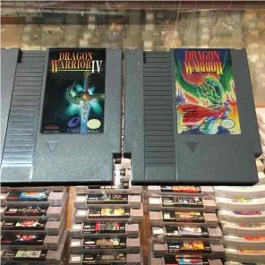 Dragon warrior IV and I NES