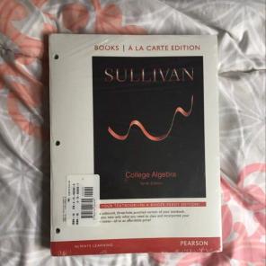 Pearson College Algebra 10th Edition