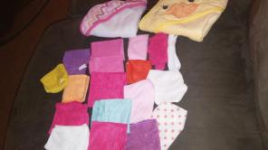 Set of 19 washclothes and 2 towels