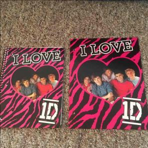 set of pink zebra one direction supplies