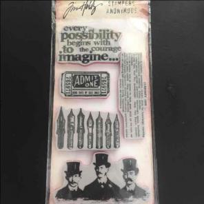 Tim Holtz Ephemera Rubber Stamps