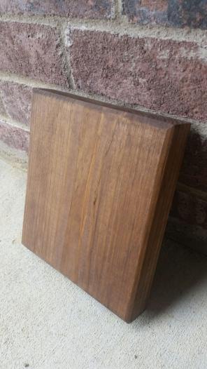 Stained Walnut 2 x 8 x 8