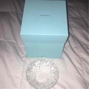 Tiffany&Co glass bowl