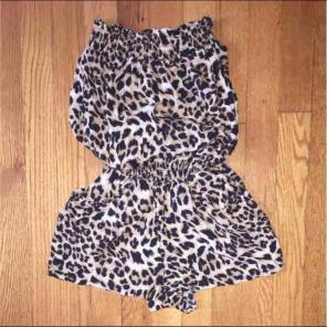 Cheetah Romper