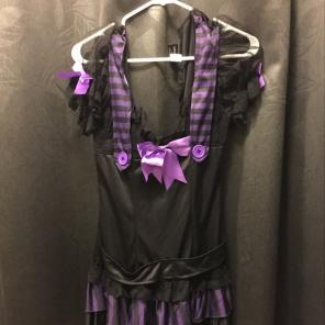 Black & Purple Halloween Costume Dress