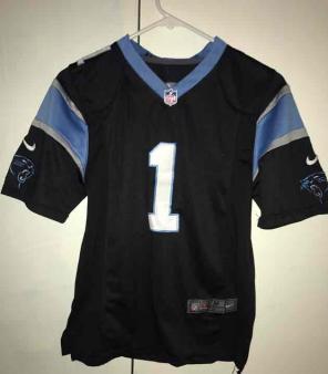 Cam Newton jersey, women's medium