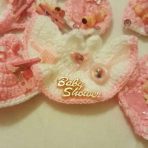 Handmade baby shower favors