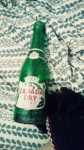 Collectable canada dry bottle