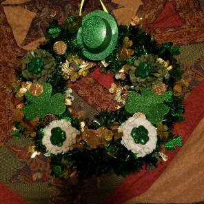 St. Patrick day wreath