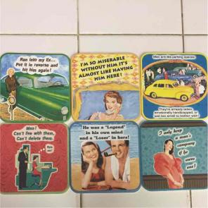 12 Man bashing coasters