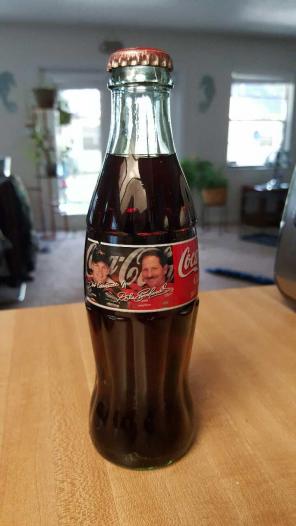 Dale Earnhardt Sr and Jr coke bottle