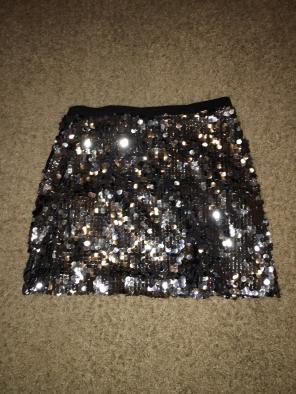 Arden B Sequined Mini Skirt