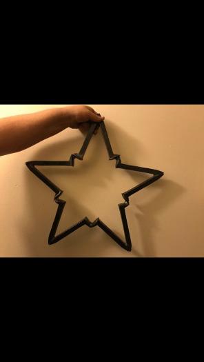 Hand Made Railroad Spike Star