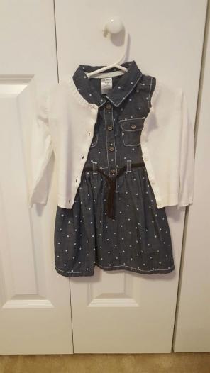 Carter's Dress and Cardigan