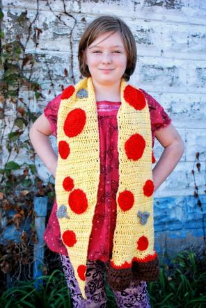 Handmade pizza scarf-read description