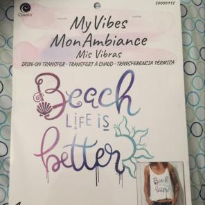 My Vibes Iron-On Transfer