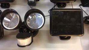 Solar powered sensor 36LED outdoor light