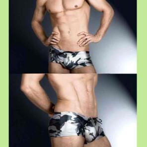 AussieBum Camo swimwear boxer briefs XS