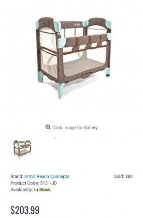 Arms reach co sleeper
