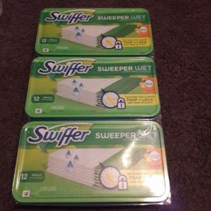 Swiffer Sweeper Wet Refills lot febreeze