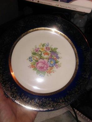 10" plate by salem gold plated