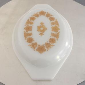 Pyrex Butterfly Gold 043 lid