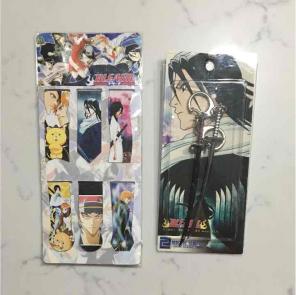 Bleach Anime Bookmarks and Keychains