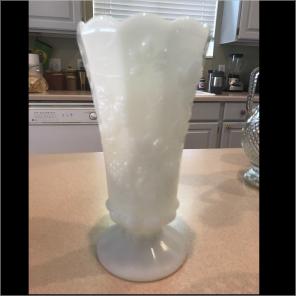 Vintage Milk Glass Vase
