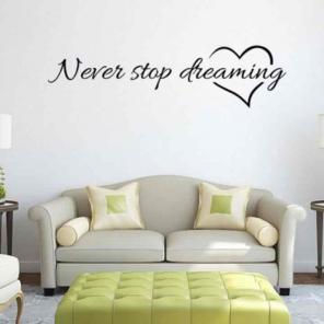 Dreaming Words Wall Sticker Decals