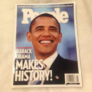 People Magazine with Barack Obama Cover!