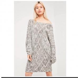Missguided gray oversize sweater Size M