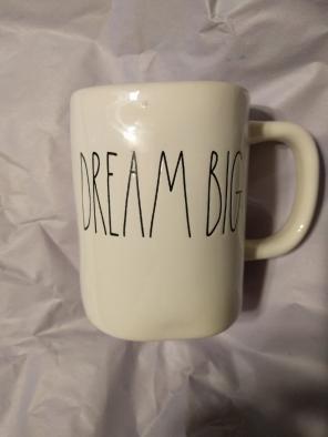 Rae Dunn "dream big" mug