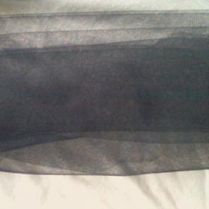 5 YARDS OF NAVY BLUE FABRIC TULLE