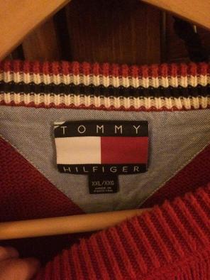 Red Tommy Hilfiger Sweater