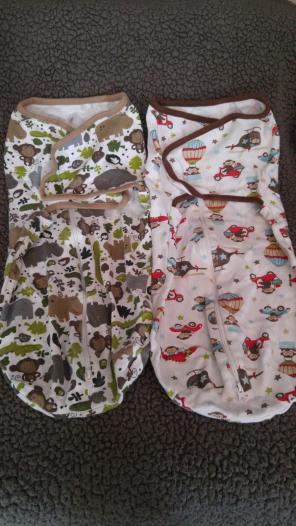2 Swaddle me wraps boy