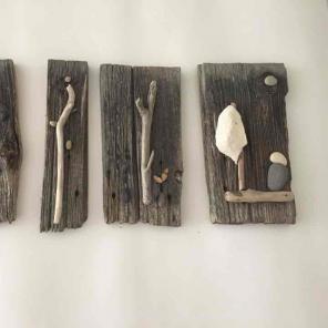 Reclaimed barn wood decor