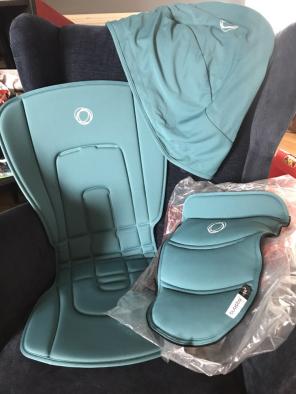 LE Bugaboo bee3 petrol Seat and Fabric