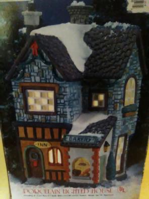 It a Christmas house collectible...