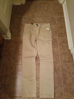 AEROPOSTLE SLIM STRAIGHT KHAKIS SZ30/32